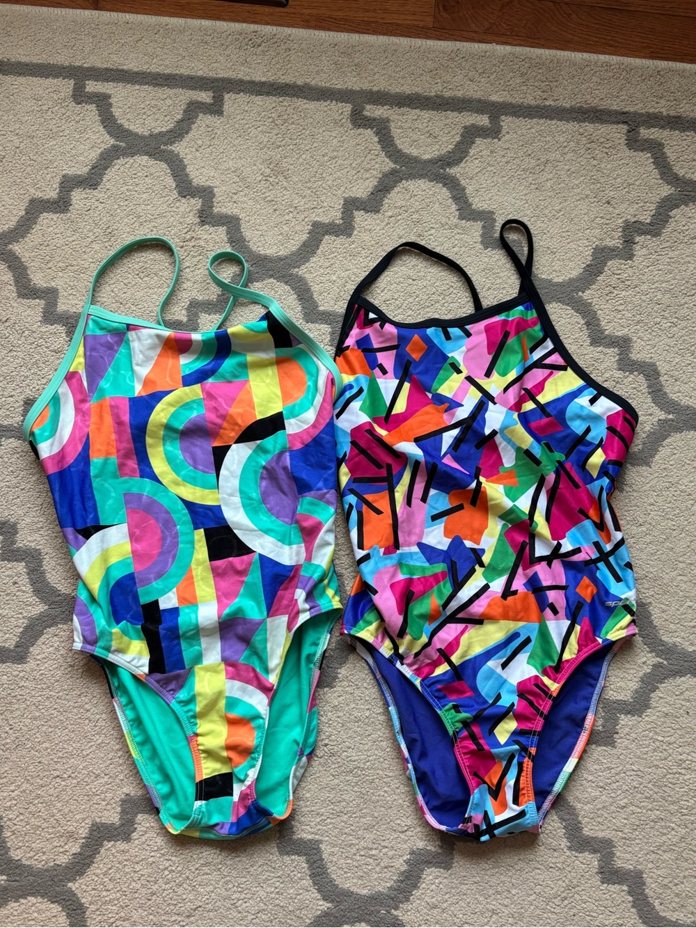 (2) Sporti Hydrolast one piece swimsuits